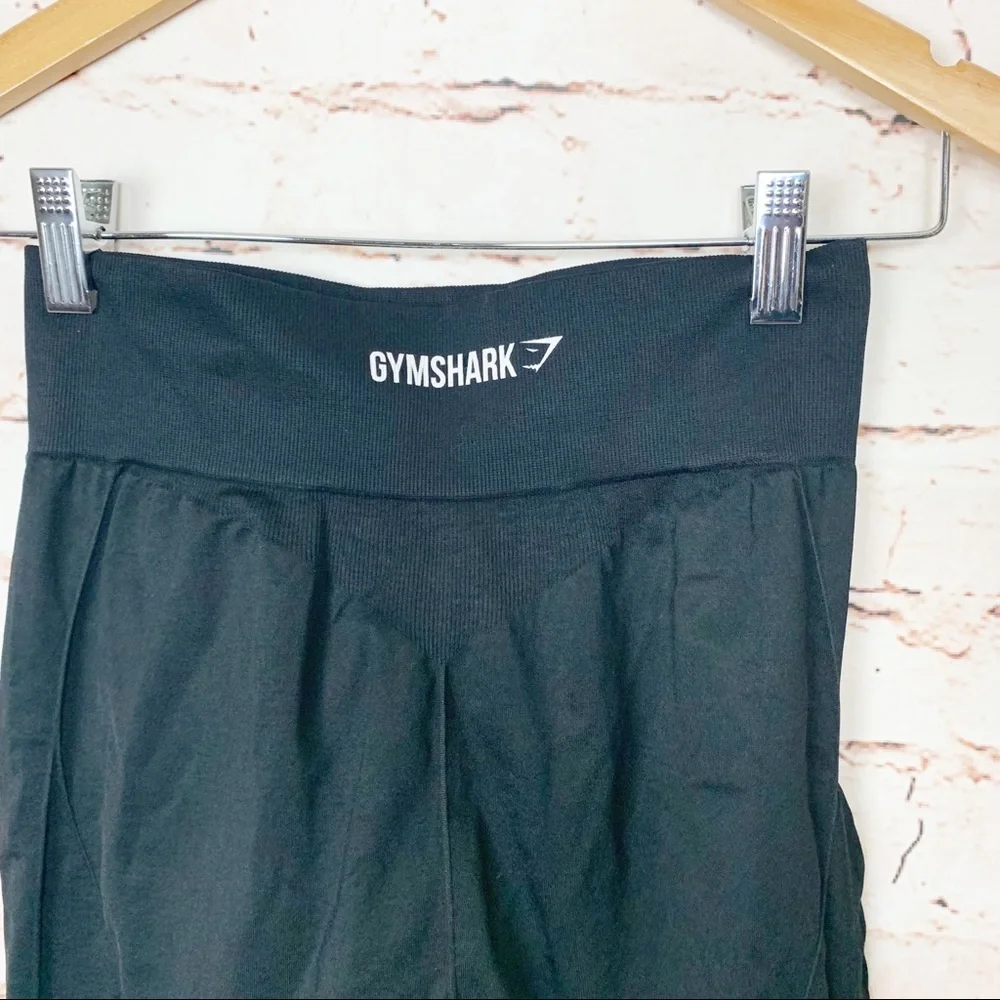 Gymshark Two Tone Gray Black Seamless Leggings Size XS